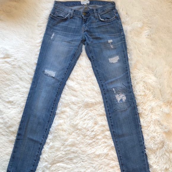 Current/Elliott Denim - CURRENT/ELLIOT | Distressed Skinny Jeans Size 25